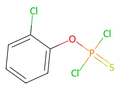 O-(2-Chlorophenyl) dichlorothiophosphate structure