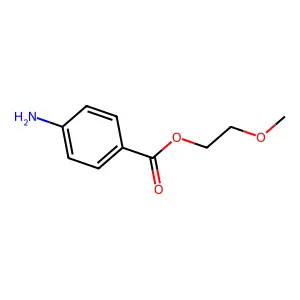2-Methoxyethyl 4-aminobenzoate structure
