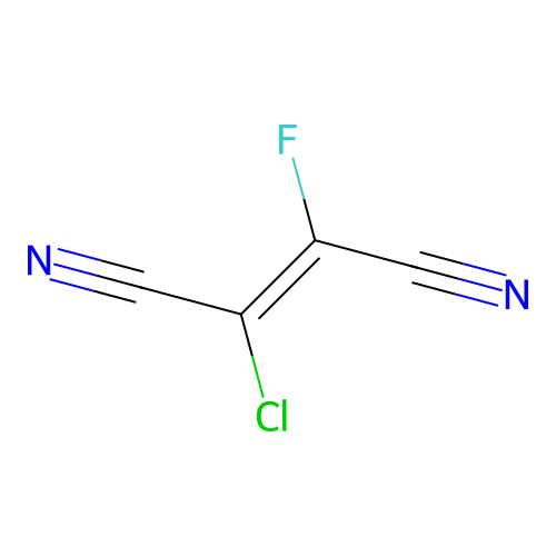 (E)-2-chloro-3-fluorobut-2-enedinitrile structure
