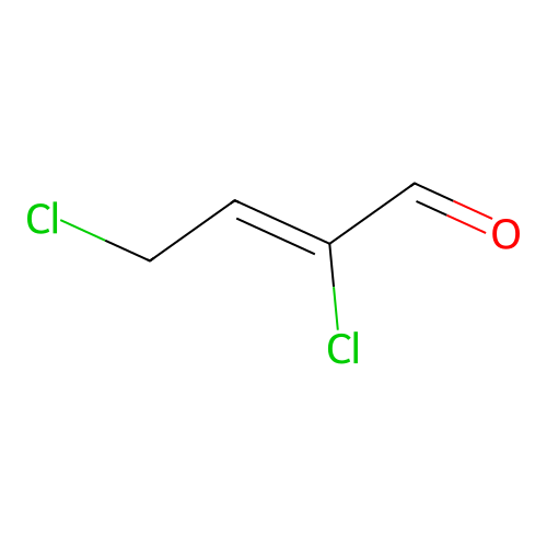 2,4-Dichloro-2-butenal structure