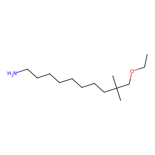 10-Ethoxy-9,9-dimethyldecan-1-amine structure