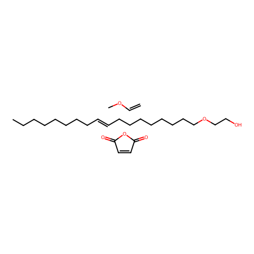 furan-2,5-dione;methoxyethene;2-[(E)-octadec-9-enoxy]ethanol structure