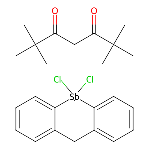 Chemical Compound (C24H30Cl2O2Sb) structure