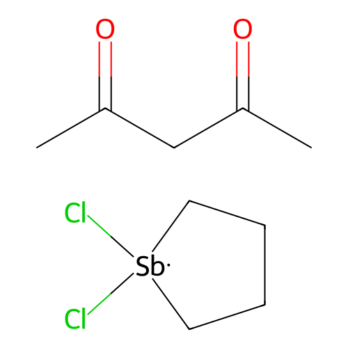 Chemical Compound (C9H16Cl2O2Sb) structure