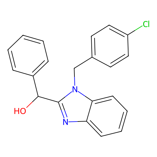 [1-(4-chlorobenzyl)-1H-benzimidazol-2-yl](phenyl)methanol structure