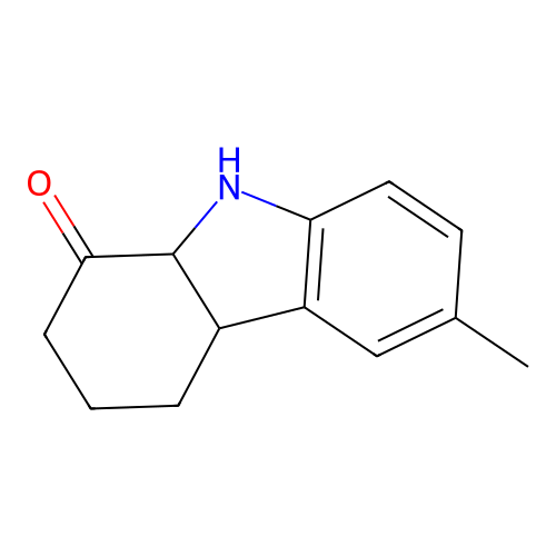 6-methyl-2,3,4,4a,9,9a-hexahydro-1H-carbazol-1-one structure
