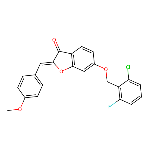 C23H16ClFO4 structure
