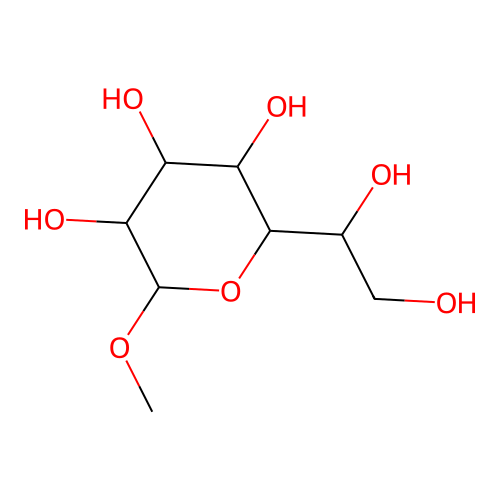 2-(1,2-Dihydroxyethyl)-6-methoxyoxane-3,4,5-triol structure