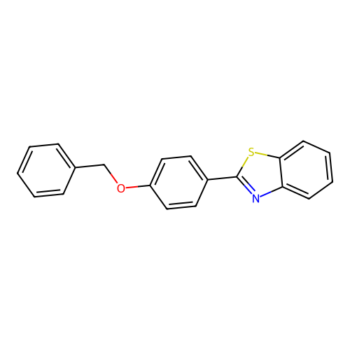 2-[4-(Benzyloxy)phenyl]-1,3-benzothiazole structure