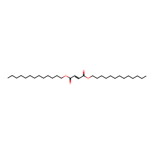 Ditridecyl fumarate structure