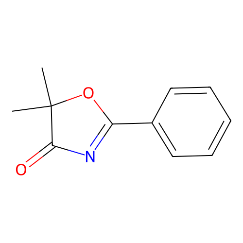 4(5H)-Oxazolone, 5,5-dimethyl-2-phenyl- structure