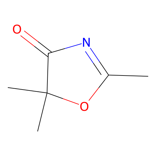 2,5,5-Trimethyl-1,3-oxazol-4-one structure