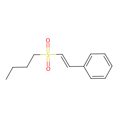 [(E)-2-butylsulfonylethenyl]benzene structure