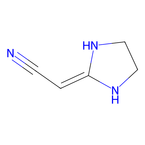 Imidazolidin-2-ylideneacetonitrile structure