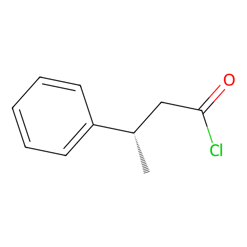 (3S)-3-phenylbutanoyl chloride structure