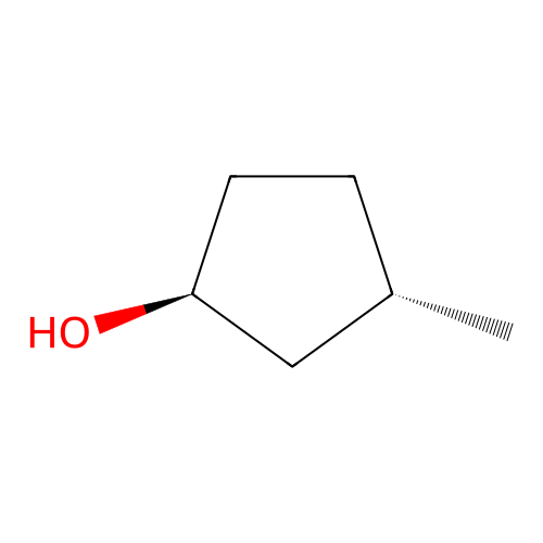 Cyclopentanol, 3-methyl-, trans- structure