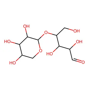 木二糖 structure