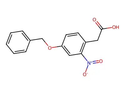 [4-(Benzyloxy)-2-nitrophenyl]acetic acid structure
