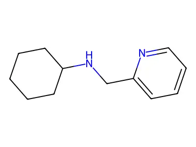 2-(Cyclohexylaminomethyl)pyridine structure