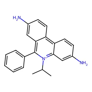 Phenanthridinium, 3,8-diamino-5-(1-methylethyl)-6-phenyl- structure
