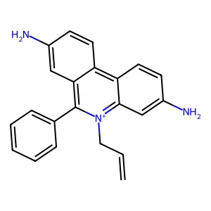 Phenanthridinium, 3,8-diamino-6-phenyl-5-(2-propenyl)- structure