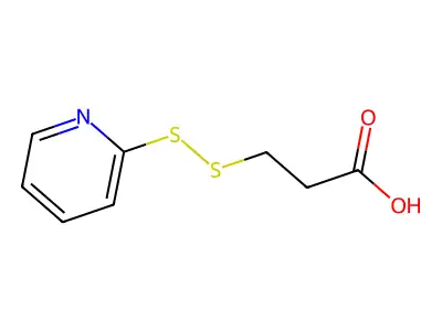 3-(Pyridin-2-ylsulfanyl)propanoic acid structure
