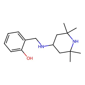 2-[(2,2,6,6-Tetramethyl-piperidin-4-ylamino)-methyl]-phenol structure