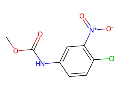 Methyl (4-chloro-3-nitrophenyl)carbamate structure