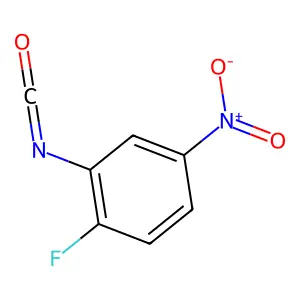 2-Fluoro-5-nitrophenyl isocyanate structure