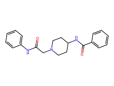 N-[1-(2-anilino-2-oxoethyl)piperidin-4-yl]benzamide structure