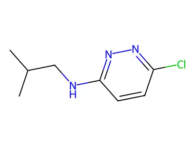 6-chloro-N-(2-methylpropyl)pyridazin-3-amine structure