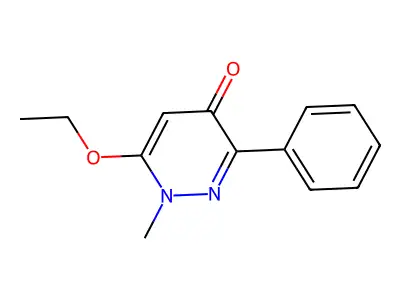 6-Ethoxy-1-methyl-3-phenyl-4(1H)-pyridazinone structure