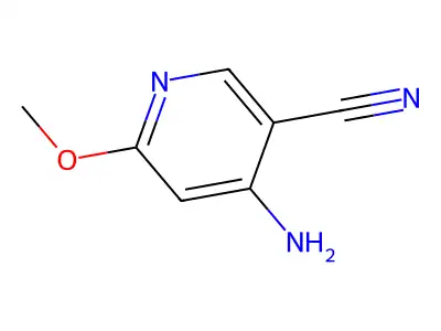 4-Amino-6-methoxynicotinonitrile structure