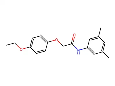 N-(3,5-dimethylphenyl)-2-(4-ethoxyphenoxy)acetamide structure