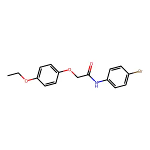 N-(4-bromophenyl)-2-(4-ethoxyphenoxy)acetamide structure