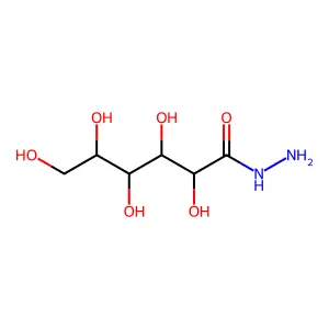 Gluconic acid hydrazide structure