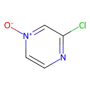 3-Chloropyrazine 1-oxide structure