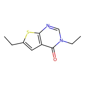 3,6-Diethylthieno[2,3-d]pyrimidin-4(3H)-one structure