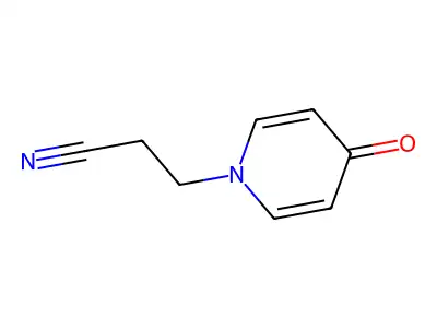 3-(4-oxopyridin-1(4H)-yl)propanenitrile structure