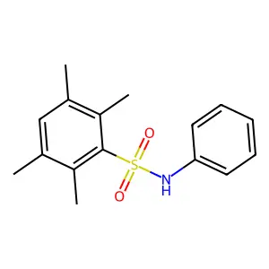 2,3,5,6-tetramethyl-N-phenylbenzenesulfonamide structure