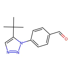 4-(5-tert-Butyl-[1,2,3]triazol-1-yl)-benzaldehyde structure
