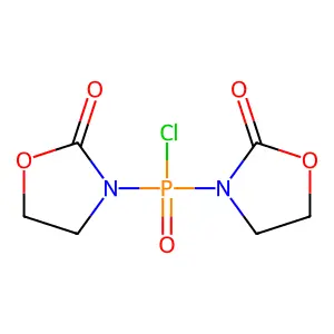 Bis(2-oxo-3-oxazolidinyl)phosphinic chloride structure