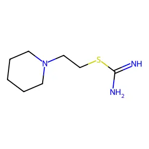 2-(1-Piperidinyl)ethyl carbamimidothioate structure