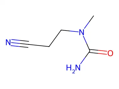 1-(2-Cyanoethyl)-1-methylurea structure