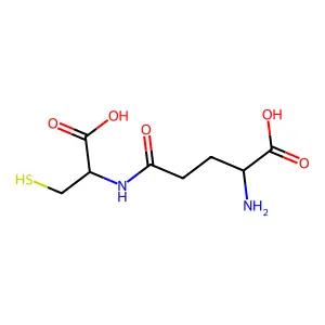 2-氨基-5-[(1-羧基-2-巯基乙基)氨基]-5-氧代戊酸 structure