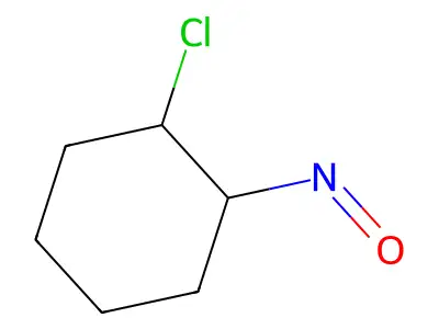 1-Chloro-2-nitrosocyclohexane structure