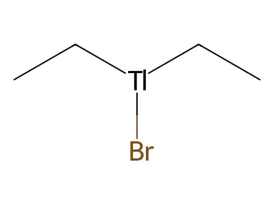 Thallium, bromodiethyl- structure