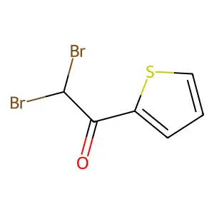 2,2-Dibromo-1-(thiophen-2-yl)ethan-1-one structure