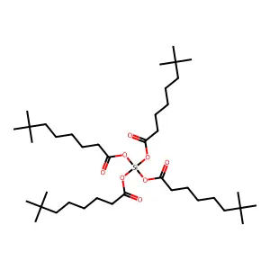 Neodecanoic acid, 1,1',1'',1'''-tetraanhydride with silicic acid (H4SiO4) structure