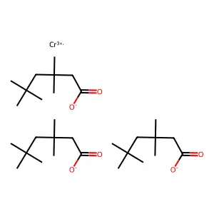 Neodecanoic acid, chromium(3+) salt (3:1) structure